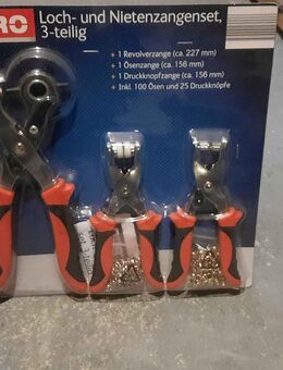 Loch- und Nietenzangenset 3-teilig in Originalverpackung - Norderstedt