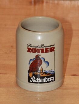 Brauerei Zötler Bierkrug Steinzeug Steingut Keramik 0,25 L neuwertig - Borken