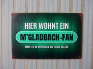 BORUSSIA MÖNCHENGLADBACH Blechschild (20x30cm) - Leverkusen