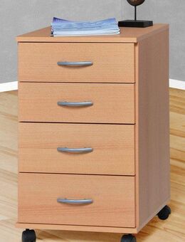 VOGL Möbelfabrik Rollcontainer Barrie, Bürocontainer, (1 St), verschiedene Ausführungen, mit Schubladen, Höhe 67 cm, Made in Germany