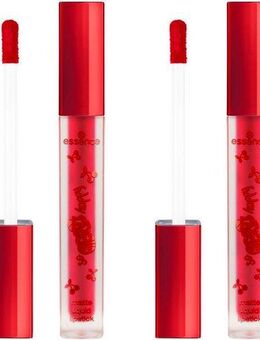 Essence Lippenstift SO CHERRY happy matte liquid lipstick, 3-tlg., Intensive Farbabgabe, mattes Finish, vegan.