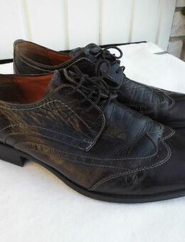 Herren Leder Schuhe Edward F. Gr. 45 braun Schnürer Herrenschuhe Halbschuhe Schnürschuhe 8,- - Flensburg