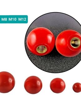Rote Kugelgriff Innengewinde Schraube M6 M8 M10 M12 Gewinde Ballgriff Kugelknopf 8,90€* - Villingen-Schwenningen
