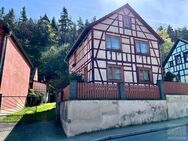 Ländliche Idylle trifft auf kreativen Freiraum - Fachwerkhaus am Waldrand mit individuellem Charme - Saalfeld (Saale) Arnsgereuth