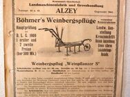 Karl Böhmer Landmaschinenfabrik Alzey, alte Werbung, 1927 - Dresden