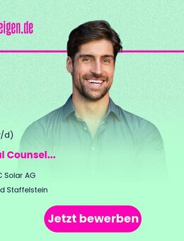 Legal Counsel (m/w/d) - Bad Staffelstein