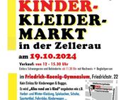 19.10.2024, 12-15:30 Uhr, Kinderkleider-/Spielzeugmarkt Würzburg Zellerau - Würzburg