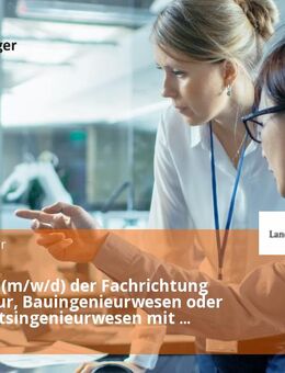 Ingenieur (m/w/d) der Fachrichtung Architektur, Bauingenieurwesen oder Wirtschaftsingenieurwesen mit baufachlichem Schwerpunkt - Hannover Mitte