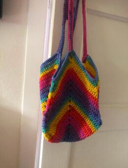 Handgemachte Häkeltasche - Mittelangeln