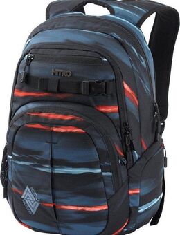 NITRO Schulrucksack Chase, Alltagsrucksack, Rucksack für Freizeit, Schule, Arbeit und Reise