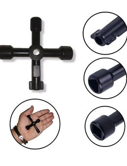 4 in 1 Dreieck Quadrat Kreuz Schlüssel Schaltschrankschlüssel Schraubenschlüssel 10,90 €* - Villingen-Schwenningen