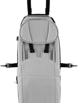 Hauck Fahrradkinderanhänger Baby Lounger 2 Grey, mit Beindecke