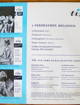 4 Verträumte Melodien-Vinyl-Klassik-EP,TIP 63-1523,50/60er Jahre - Linnich