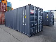 20' neue Seecontainer, Lagercontainer, in RAL7016 Anthrazitgrau - Hamburg