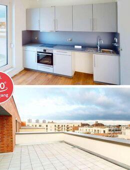 DREI DACHTERRASSEN INKLUSIVE: Modernes 4-Zi.-Penthouse mit stilvoller EBK und modernem Bad - Mannheim