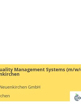 Manager Quality Management Systems (m/w/d) im Werk Neuenkirchen - Neuenkirchen (Landkreis Cuxhaven)
