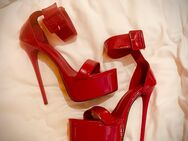 Getragene High Heels Rot Plateau Lack 👠👠 - Ibbenbüren