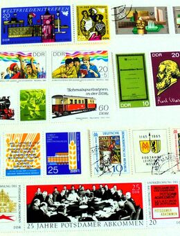 Briemarken DDR, Konvolut postfrisch und gestempelt - Köln