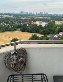 Hoher Wohncomfort in gepfl. Anlage, Weitblick auf Taunuspanorama u. Skyline, Balkon, Tief-Garage - Frankfurt (Main)