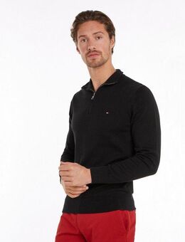 Tommy Hilfiger Troyer PIMA ORG CTN CASHMERE ZIP MOCK