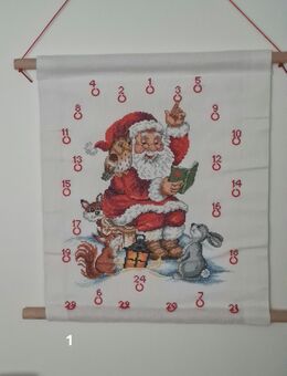 Adventskalender von Hand gestickt - Osnabrück