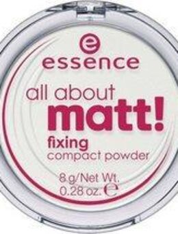 Essence Puder all about matt! fixing compact powder, 3-tlg., mit hoher Deckkraft