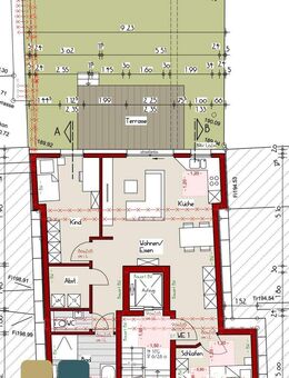 IPA - Zentral, neu und mit Aufzug 3 Zimmerwohnung mit Garten - Würselen