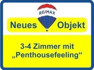 Penthouse! Eine Wohnung wie ein eigenes Haus! Riesiger Balkonbereich! Einbauküche! Gewerberaum mgl.! - Schöllkrippen