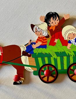 Kindergarderobe „Heuwagen“ - Vintage der 1980er Jahre - Dortmund