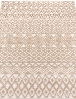 Paco Home Läufer Stilo 867, rechteckig, Höhe: 10 mm, Hoch-Tief Effekt, Rauten, auch als Teppich, In- und Outdoor geeignet