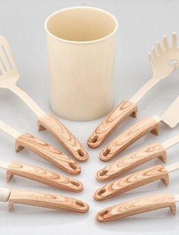 my home Küchenorganizer-Set IVO, (Set, 10-tlg), im modernen Design mit praktischem Standfuß