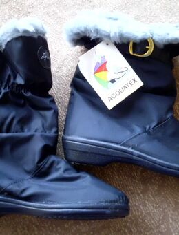 Stiefelette Schwarz, Gr. 40, neu und ungetragen, wasserdicht - Bonn
