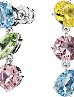 Swarovski Paar Ohrstecker Schmuck Geschenk Gema Drop-Ohrhänger, mit Swarovski® Kristall