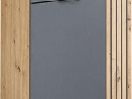 HBZ Schuhschrank Volano in Anthrazit, BxHxT 80x103x38cm (1-St) Mit 2 Türen, 1 Schubkasten, 4 Einlegeböden, 3 feste Böden