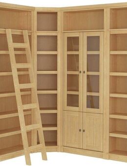 Home affaire Bibliothek Soeren, 7-tlg., Aus Massiver Kiefer