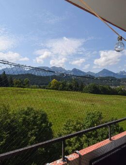 4-Zimmer-Wohnung mit traumhaftem Weitblick - ganz oben wohnen in stadtnaher Lage von Füssen - Füssen