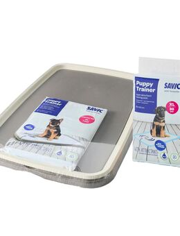 Savic Puppy Trainer Starter Set - Sparset: XL, inkl. 7 Pads + 30 XL Pads