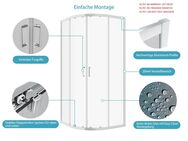 welltime Runddusche New Trento, BxT: 100x100 cm