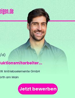 Produktionsmitarbeiter (m/w/d) - Wörth (Main)