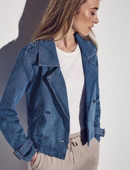 STREET ONE Jeansblazer im Trenchcoat Look