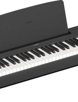 Yamaha Digitalpiano P-145B, schwarz, inkl. Notenablage, Fußschalter und Netzadapter