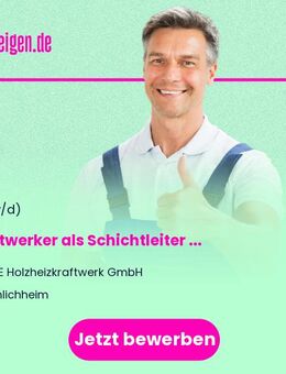 Kraftwerker als Schichtleiter (m/w/d) Kraftwerksbetrieb - Emlichheim