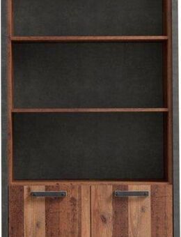 FORTE Aktenregal Clif, Bücherregal, Breite 86 cm, viel Stauraum mit 2 Türen