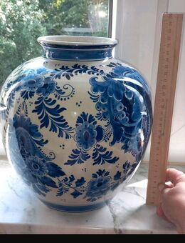 Erbstück Porzellan Vase Royal Delft Blue aus dem 19. Jahrhundert circa 150 Jahre alt - Georgsmarienhütte