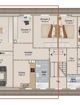 Sofort bezugsbereite 4-Zimmer-Wohnung in Top-Lage von Freiburg - Freiburg (Breisgau)