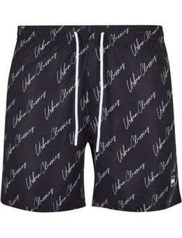 URBAN CLASSICS Badeshorts Urban Classics Herren Pattern Swim Shorts