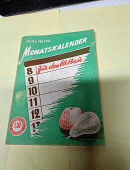 Fritz Hertel Monatskalender für den Obstbau - Bedburg
