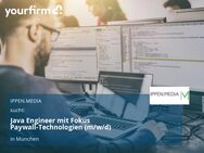 Java Engineer mit Fokus Paywall-Technologien (m/w/d) - München