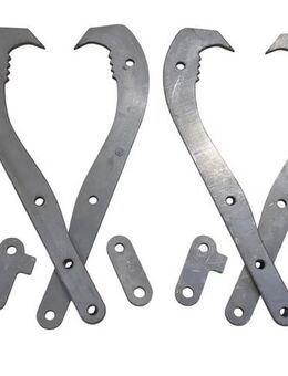 Doppel-Forstzange Bausatz Rundholz Hebezange Holzzange Packzange - Hamminkeln