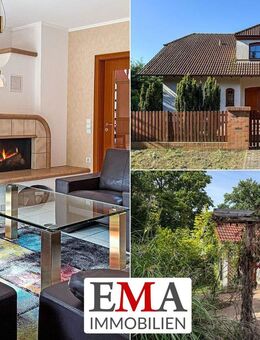 Charmantes WeberHaus mit Vollkeller und Garage auf großem Südgrundstück - Falkensee